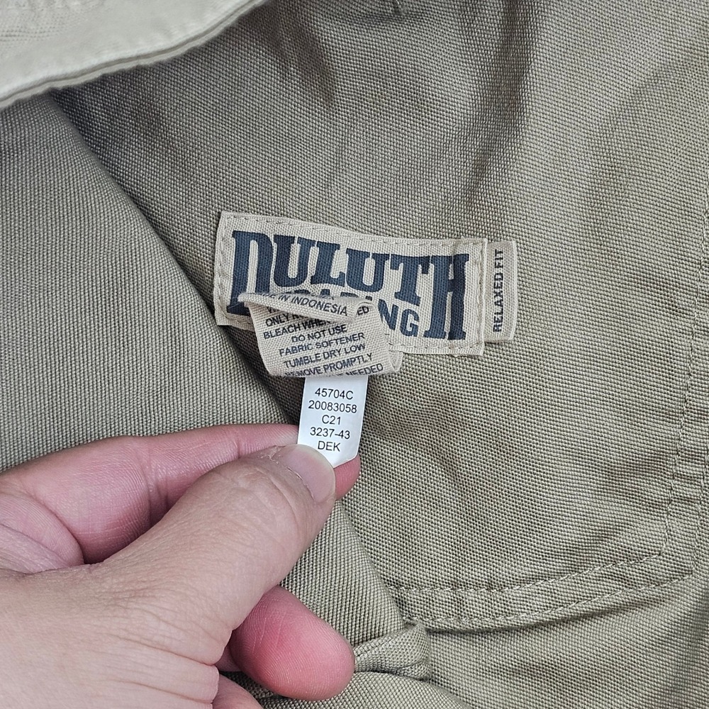 Duluth Trading Flex Fire Hose Pants Mens 36x33 Tan Relaxed Fit Workwear Rugged - Picture 11 of 11